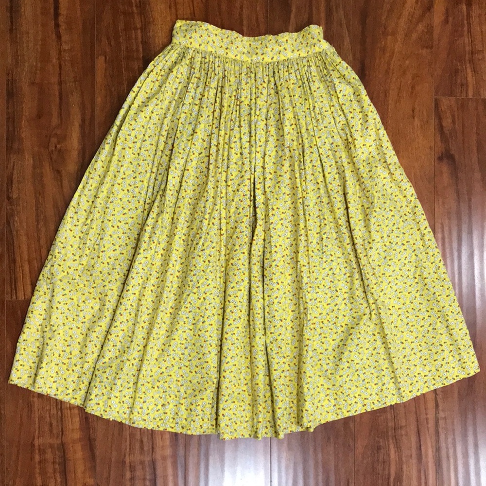 Vintage floral skirt